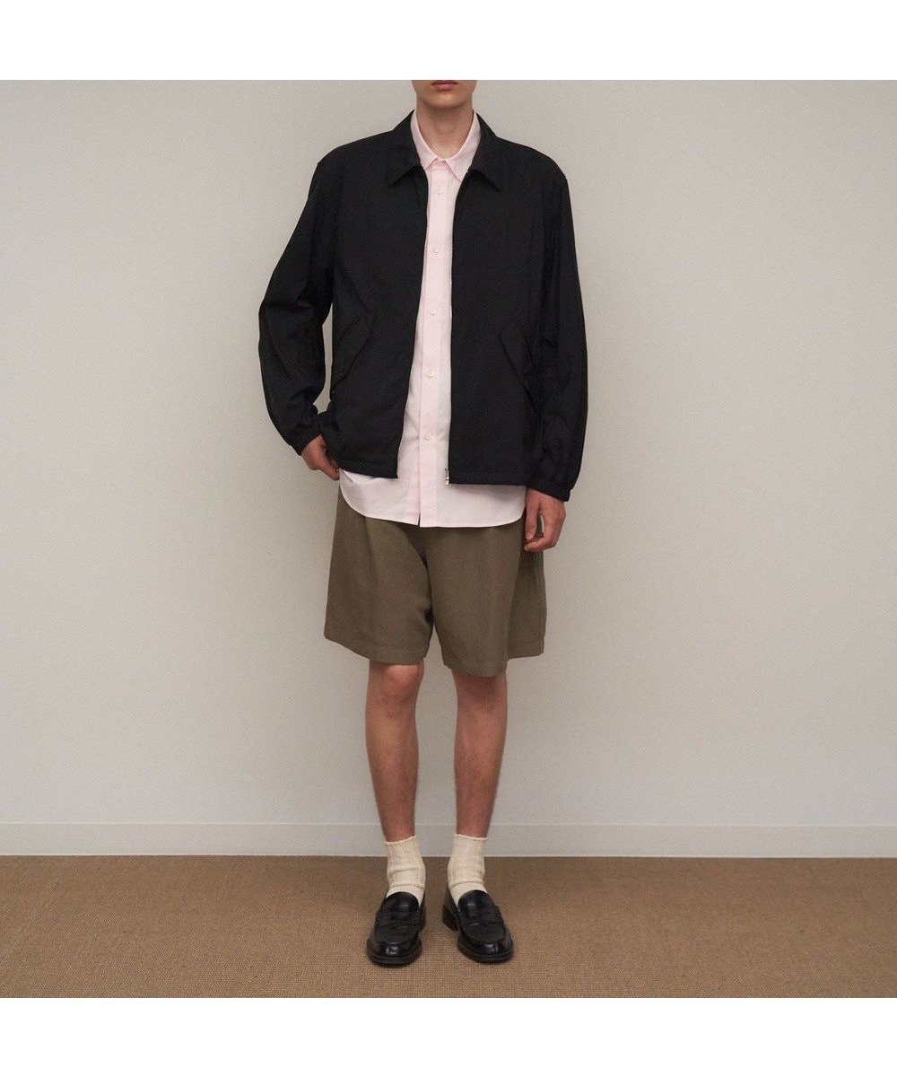 【エイトン/ATON】のMAT AIRLY NYLON フライトジャケット - UNISEX インテリア・キッズ・メンズ・レディースファッション・服の通販 founy(ファニー) 　ファッション　Fashion　レディースファッション　Fashion for Women　アウター　Coat / Outerwear Collection　レディースジャケット・軽アウター　Jackets　ブルゾンジャケット・スポーティアウター　Blouson Jackets　ユニセックス　Unisex, Genderless　ギャザー　Gathered, Ruffled　ジャケット　Jacket, Outerwear　タフタ　Taffeta, Structured Fabric　バルーン　Balloon, Balloon Silhouette　ブルゾン　Blouson, Bomber Jacket　ワイド　Wide, Wide Fit　夏　Summer　春　Spring　S/S・春夏　SS, Spring/Summer, Warm Season　BLACK|ID: prp329100004864352 ipo3291000000036201855