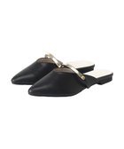 【グリーンパークス/Green Parks】のVカットメタルパーツミュール 人気、トレンドファッション・服の通販 founy(ファニー) ファッション Fashion レディースファッション Fashion for Women シューズ Shoes, Footwear シンプル Simple, Minimal フラット Flat, Flat Shoes メタル Metal, Metal Parts エレガント 上品 Elegant 夏 Summer 春 Spring S/S・春夏 SS, Spring/Summer, Warm Season thumbnail Black|ID: prp329100004864359 ipo3291000000036201953