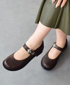 【インター ショシュール/INTER-CHAUSSURES】の【ANGEL ALARCON】オブリークトウストラップシューズ 人気、トレンドファッション・服の通販 founy(ファニー) ファッション Fashion レディースファッション Fashion for Women シンプル Simple, Minimal ストラップシューズ Strap Shoes, Mary Janes thumbnail ダークブラウン|ID: prp329100004864360 ipo3291000000036201965