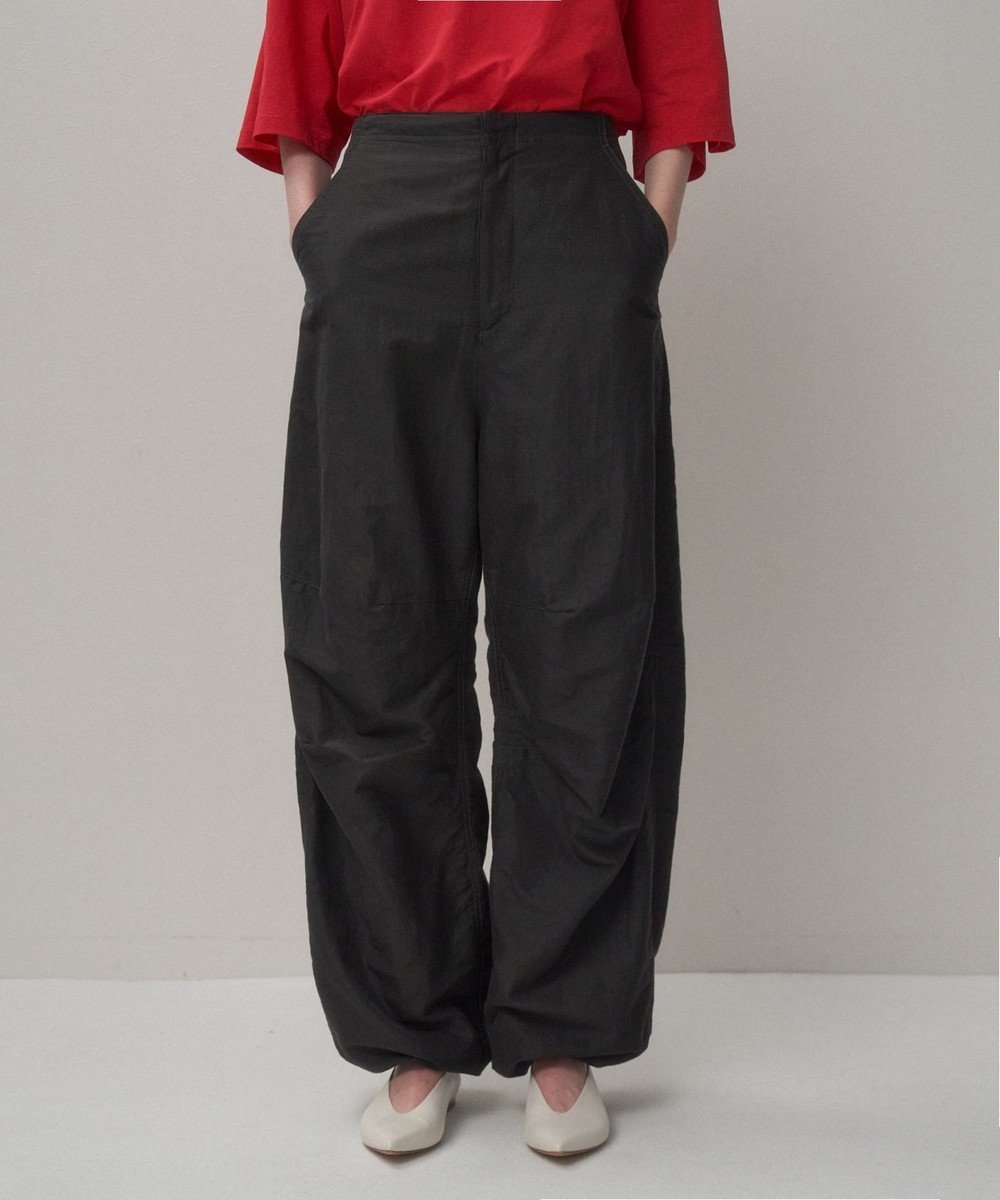 【エイトン/ATON】のSILK LINEN POPLIN スノーパンツ インテリア・キッズ・メンズ・レディースファッション・服の通販 founy(ファニー) 　ファッション　Fashion　レディースファッション　Fashion for Women　パンツ　Pants & Trousers　シルク　Silk, 100% Silk　ミリタリー　Military, Army Style　リネン　Linen, Linen Fabric　夏　Summer　春　Spring　S/S・春夏　SS, Spring/Summer, Warm Season　CHARCOAL GRAY|ID: prp329100004864370 ipo3291000000036202102