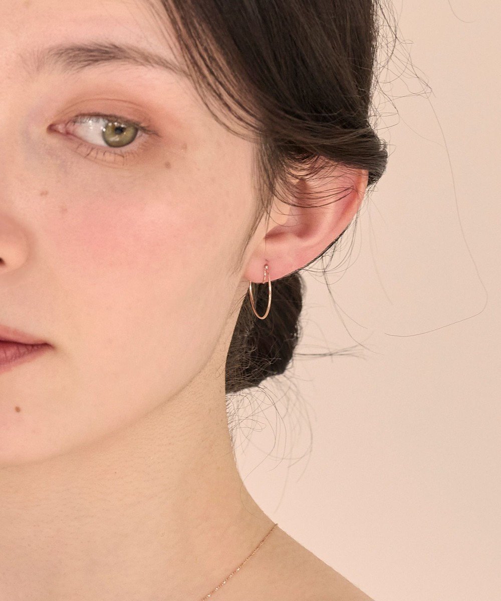 【フィービィー/phoebe】の〈痛くないシリーズ〉スリムビッグフープライトフィットイヤリング シンプル/フープイヤリング/細い 人気、トレンドファッション・服の通販 founy(ファニー) 　ファッション　Fashion　レディースファッション　Fashion for Women　ジュエリー　Jewelry　ファッションリング　Fashion Rings　イヤリング・フープ・ドロップタイプ　Hoop, Drop & Clip Earrings　アクセサリー　Fashion Accessories　イヤリング　Earrings　シンプル　Simple, Minimal　ビッグ　Big, Oversized　フォルム　Silhouette, Form　フープ　Hoop, Hoop Earrings　モチーフ　Motif, Design Theme　軽量　Lightweight, Ultra Light　 other-1|ID: prp329100004864384 ipo3291000000036202205