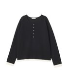 【グリーンパークス/Green Parks】のヘンリーネックレイヤードニットプルオーバー 人気、トレンドファッション・服の通販 founy(ファニー) ファッション Fashion レディースファッション Fashion for Women トップス・カットソー Cut & Sew Tops ニット Knit Tops & Sweaters カジュアルプルオーバー・ニットトップス Pullovers & Knit Tops / Casual Pullovers 春 Spring セーター Sweater, Knitwear デニム Denim, Jeans Material ポケット Pocket, Pocket Detail ワイド Wide, Wide Fit S/S・春夏 SS, Spring/Summer, Warm Season 夏 Summer エレガント 上品 Elegant thumbnail Black|ID: prp329100004864394 ipo3291000000036202340