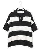【アイシービー/iCB】の【先行予約】VIS/NYハイゲージ 半袖ボーダーポロニット 人気、トレンドファッション・服の通販 founy(ファニー) ファッション Fashion レディースファッション Fashion for Women トップス・カットソー Cut & Sew Tops ニット Knit Tops & Sweaters 春 Spring スキッパー Skipper, Open Collar ストレッチ Stretch, Stretchy Fabric ストレート Straight, Straight Cut スポーティ Sporty, Casual Athletic セーター Sweater, Knitwear トレンド Trend, Trending Now 人気 Popular, Best Seller 半袖 Short Sleeve, Half Sleeve リラックス Relax, Relaxed Fit S/S・春夏 SS, Spring/Summer, Warm Season 夏 Summer エレガント 上品 Elegant 2026年 2026 thumbnail オフホワイト×ブラックボーダー|ID: prp329100004864397 ipo3291000000036202385