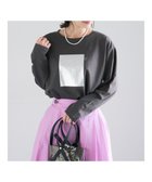 【テチチ/Te chichi】の箔プリントロングTシャツ 人気、トレンドファッション・服の通販 founy(ファニー) ファッション Fashion レディースファッション Fashion for Women トップス・カットソー Cut & Sew Tops シャツ・ブラウス・オフィスカジュアル Elegant Blouses & Button-Ups ロングTシャツ・Tシャツ Longline T-Shirts & Tees カットソー・ベーシックTシャツ Cut-and-Sewn Tops / Stretch Tees & Basics カットソー Cut and Sewn Top プリント Print, Printed Pattern ベーシック Basic, Essential ロング Long, Long-Length 夏 Summer S/S・春夏 SS, Spring/Summer, Warm Season A/W・秋冬 Autumn/Winter thumbnail チャコールグレー|ID: prp329100004864429 ipo3291000000036202848