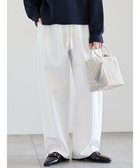【テチチ/Te chichi】のポンチハイウエストカーブパンツ《2026 spring catalog item》 人気、トレンドファッション・服の通販 founy(ファニー) ファッション Fashion レディースファッション Fashion for Women パンツ Pants & Trousers 2026年 2026 おすすめ Recommended / Our Picks カットソー Cut and Sewn Top リボン Ribbon, Bow 夏 Summer S/S・春夏 SS, Spring/Summer, Warm Season A/W・秋冬 Autumn/Winter thumbnail オフホワイト|ID: prp329100004864433 ipo3291000000036202899