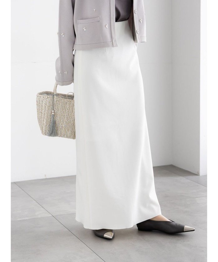 【テチチ/Te chichi】のストレッチジョーゼットナロースカート《2026 spring catalog item》 インテリア・キッズ・メンズ・レディースファッション・服の通販 founy(ファニー) https://founy.com/ ファッション Fashion レディースファッション Fashion for Women スカート Skirts 2026年 2026 シンプル Simple, Minimal ジャケット Jacket, Outerwear ジョーゼット Georgette, Semi-Sheer Fabric スリット Slit, Slit Detail 夏 Summer S/S・春夏 SS, Spring/Summer, Warm Season A/W・秋冬 Autumn/Winter |ID: prp329100004864434 ipo3291000000036202913