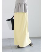 【テチチ/Te chichi】のストレッチジョーゼットナロースカート《2026 spring catalog item》 イエロー|ID: prp329100004864434 ipo3291000000036202920