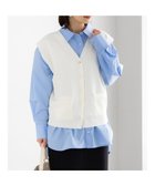 【テチチ/Te chichi】の総針ポケット付きVネックベスト《2026 spring catalog item》 人気、トレンドファッション・服の通販 founy(ファニー) ファッション Fashion レディースファッション Fashion for Women アウター Coat / Outerwear Collection トップス・カットソー Cut & Sew Tops ニット Knit Tops & Sweaters ベスト&ジレ / 重ね着スタイル Vests & Gilets Vネックトップス V-Neck Tops / V-Cut Neckline Shirts 2026年 2026 インナー Innerwear キャミソール Camisole, Spaghetti Strap Top セーター Sweater, Knitwear フロント Front, Front Design ベスト Vest, Waistcoat ポケット Pocket, Pocket Detail メタル Metal, Metal Parts リラックス Relax, Relaxed Fit ロング Long, Long-Length エレガント 上品 Elegant 夏 Summer 春 Spring S/S・春夏 SS, Spring/Summer, Warm Season A/W・秋冬 Autumn/Winter thumbnail オフホワイト|ID: prp329100004864435 ipo3291000000036202930