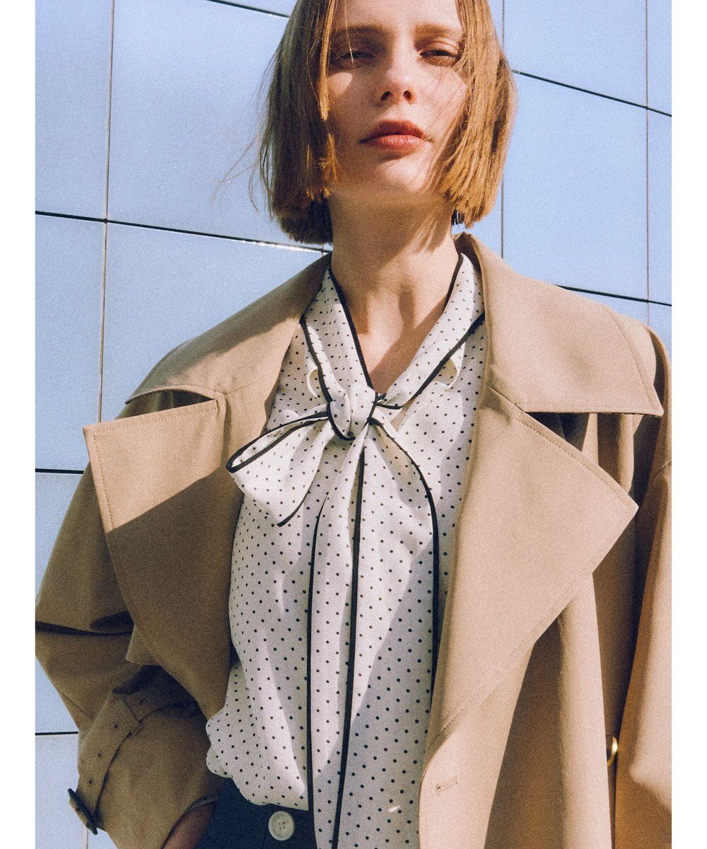 【テチチ/Te chichi】のパターンアソートボウタイブラウス《2026 spring catalog item》 インテリア・キッズ・メンズ・レディースファッション・服の通販 founy(ファニー) 　ファッション　Fashion　レディースファッション　Fashion for Women　トップス・カットソー　Cut & Sew Tops　シャツ・ブラウス・オフィスカジュアル　Elegant Blouses & Button-Ups　2026年　2026　おすすめ　Recommended / Our Picks　ジャケット　Jacket, Outerwear　ダウン　Down, Puffer　デニム　Denim, Jeans Material　ドット　Polka Dot, Dot Pattern　エレガント 上品　Elegant　夏　Summer　S/S・春夏　SS, Spring/Summer, Warm Season　A/W・秋冬　Autumn/Winter　オフホワイト|ID: prp329100004864436 ipo3291000000036202948