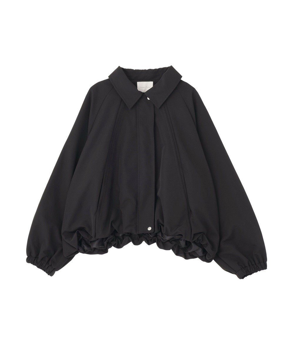 【グリーンパークス/Green Parks】の衿付きバルーンブルゾン 人気、トレンドファッション・服の通販 founy(ファニー) 　ファッション　Fashion　レディースファッション　Fashion for Women　アウター　Coat / Outerwear Collection　レディースジャケット・軽アウター　Jackets　ブルゾンジャケット・スポーティアウター　Blouson Jackets　ジャケット　Jacket, Outerwear　デニム　Denim, Jeans Material　バルーン　Balloon, Balloon Silhouette　フォルム　Silhouette, Form　ブルゾン　Blouson, Bomber Jacket　ポケット　Pocket, Pocket Detail　ワイド　Wide, Wide Fit　エレガント 上品　Elegant　夏　Summer　春　Spring　S/S・春夏　SS, Spring/Summer, Warm Season　 other-1|ID: prp329100004864459 ipo3291000000036203321
