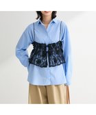 【グリーンパークス/Green Parks】のSET2点シャツ+レースビスチェ 人気、トレンドファッション・服の通販 founy(ファニー) ファッション Fashion レディースファッション Fashion for Women トップス・カットソー Cut & Sew Tops シャツ・ブラウス・オフィスカジュアル Elegant Blouses & Button-Ups ビスチェ Bustiers & Corset Tops / Layered Bustier Style シンプル Simple, Minimal トレンド Trend, Trending Now ポケット Pocket, Pocket Detail レース Lace, Lace Fabric エレガント 上品 Elegant 夏 Summer 春 Spring S/S・春夏 SS, Spring/Summer, Warm Season thumbnail Sax|ID: prp329100004864460 ipo3291000000036203338