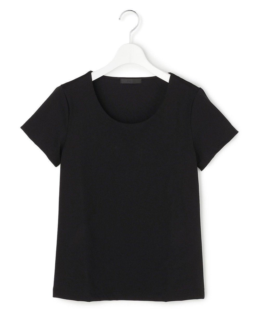 【アイシービー/iCB】のスーペリアジャージー Uネック半袖プルオーバー インテリア・キッズ・メンズ・レディースファッション・服の通販 founy(ファニー) 　ファッション　Fashion　レディースファッション　Fashion for Women　トップス・カットソー　Cut & Sew Tops　シャツ・ブラウス・オフィスカジュアル　Elegant Blouses & Button-Ups　ロングTシャツ・Tシャツ　Longline T-Shirts & Tees　カジュアルプルオーバー・ニットトップス　Pullovers & Knit Tops / Casual Pullovers　カットソー・ベーシックTシャツ　Cut-and-Sewn Tops / Stretch Tees & Basics　春　Spring　カットソー　Cut and Sewn Top　デコルテ　Décolleté, Neckline　半袖　Short Sleeve, Half Sleeve　S/S・春夏　SS, Spring/Summer, Warm Season　夏　Summer　2026年　2026　ブラック|ID: prp329100004864462 ipo3291000000036203366