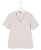 【アイシービー/iCB】のスーペリアジャージー Vネック半袖プルオーバー 人気、トレンドファッション・服の通販 founy(ファニー) ファッション Fashion レディースファッション Fashion for Women トップス・カットソー Cut & Sew Tops シャツ・ブラウス・オフィスカジュアル Elegant Blouses & Button-Ups ロングTシャツ・Tシャツ Longline T-Shirts & Tees カジュアルプルオーバー・ニットトップス Pullovers & Knit Tops / Casual Pullovers カットソー・ベーシックTシャツ Cut-and-Sewn Tops / Stretch Tees & Basics Vネックトップス V-Neck Tops / V-Cut Neckline Shirts 春 Spring カッティング Cutting Detail カットソー Cut and Sewn Top デコルテ Décolleté, Neckline 半袖 Short Sleeve, Half Sleeve S/S・春夏 SS, Spring/Summer, Warm Season 夏 Summer 2026年 2026 thumbnail ライトグレー|ID: prp329100004864463 ipo3291000000036203380