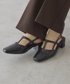 【アメリカンホリック/AMERICAN HOLIC】のTストラップスクエアパンプス 人気、トレンドファッション・服の通販 founy(ファニー) ファッション Fashion レディースファッション Fashion for Women アメリカン American Style シンプル Simple, Minimal スタイリッシュ Stylish, Fashionable デニム Denim, Jeans Material フィット Fit, Slim Fit ラップ Wrap, Wrap Design エレガント 上品 Elegant thumbnail Black|ID: prp329100004864466 ipo3291000000036203425