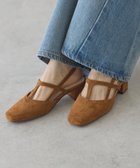 【アメリカンホリック/AMERICAN HOLIC】のTストラップスクエアパンプス 人気、トレンドファッション・服の通販 founy(ファニー) ファッション Fashion レディースファッション Fashion for Women アメリカン American Style シンプル Simple, Minimal スタイリッシュ Stylish, Fashionable デニム Denim, Jeans Material フィット Fit, Slim Fit ラップ Wrap, Wrap Design エレガント 上品 Elegant thumbnail Brown|ID: prp329100004864466 ipo3291000000036203427