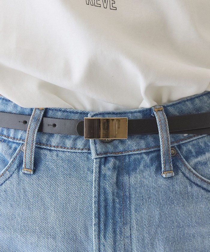 【アメリカンホリック/AMERICAN HOLIC】のスクエアメタルパーツベルト インテリア・キッズ・メンズ・レディースファッション・服の通販 founy(ファニー) https://founy.com/ ファッション Fashion レディースファッション Fashion for Women ベルト&ウエストマーク Belts & Waist Accessories アメリカン American Style シンプル Simple, Minimal スクエア Square, Square Shape スタイリッシュ Stylish, Fashionable スラックス Slacks, Dress Pants デニム Denim, Jeans Material バランス Balance, Style Balance メタル Metal, Metal Parts |ID: prp329100004864469 ipo3291000000036203456