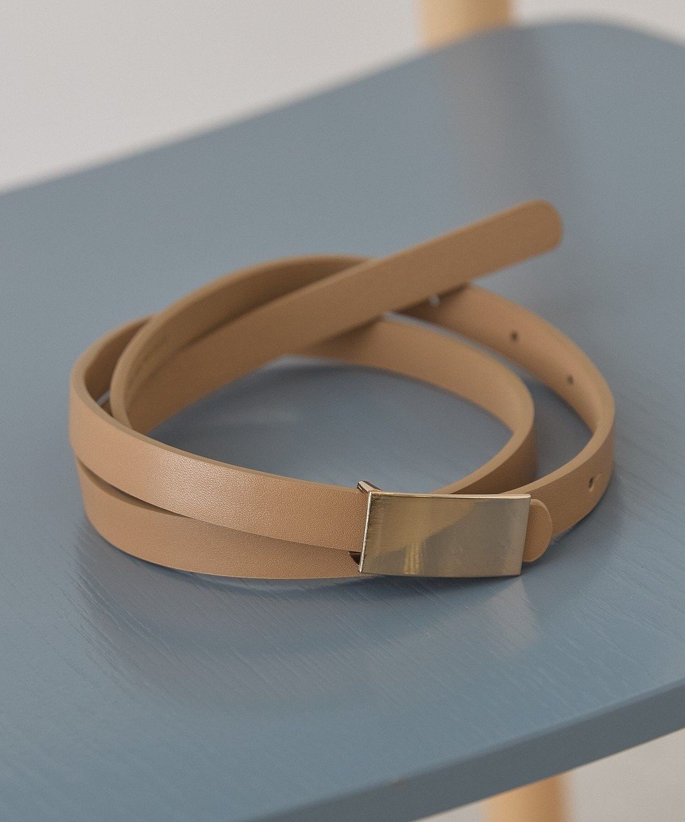 【アメリカンホリック/AMERICAN HOLIC】のスクエアメタルパーツベルト インテリア・キッズ・メンズ・レディースファッション・服の通販 founy(ファニー) 　ファッション　Fashion　レディースファッション　Fashion for Women　ベルト&ウエストマーク　Belts & Waist Accessories　アメリカン　American Style　シンプル　Simple, Minimal　スクエア　Square, Square Shape　スタイリッシュ　Stylish, Fashionable　スラックス　Slacks, Dress Pants　デニム　Denim, Jeans Material　バランス　Balance, Style Balance　メタル　Metal, Metal Parts　Beige|ID: prp329100004864469 ipo3291000000036203461