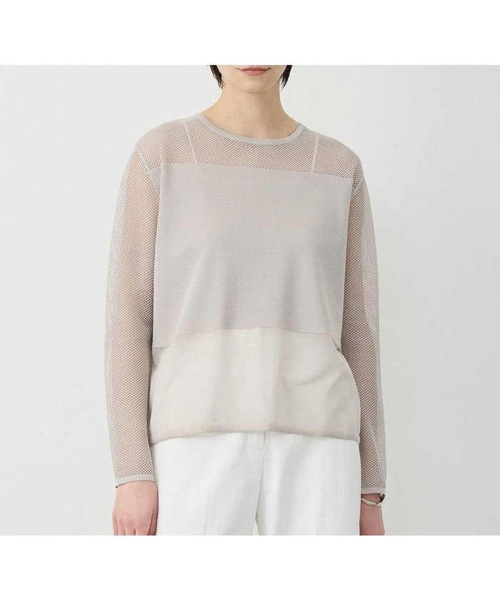 【アイシービー/iCB】のパネルパターンメッシュ ニットプルオーバー インテリア・キッズ・メンズ・レディースファッション・服の通販 founy(ファニー) https://founy.com/ ファッション Fashion レディースファッション Fashion for Women トップス・カットソー Cut & Sew Tops ニット Knit Tops & Sweaters カジュアルプルオーバー・ニットトップス Pullovers & Knit Tops / Casual Pullovers 2026年 2026 おすすめ Recommended / Our Picks インナー Innerwear キャミソール Camisole, Spaghetti Strap Top シアー Sheer, See-Through ジャケット Jacket, Outerwear セーター Sweater, Knitwear トレンド Trend, Trending Now ブルゾン Blouson, Bomber Jacket ベーシック Basic, Essential メッシュ Mesh, Net Fabric 夏 Summer 春 Spring S/S・春夏 SS, Spring/Summer, Warm Season |ID: prp329100004864471 ipo3291000000036203478