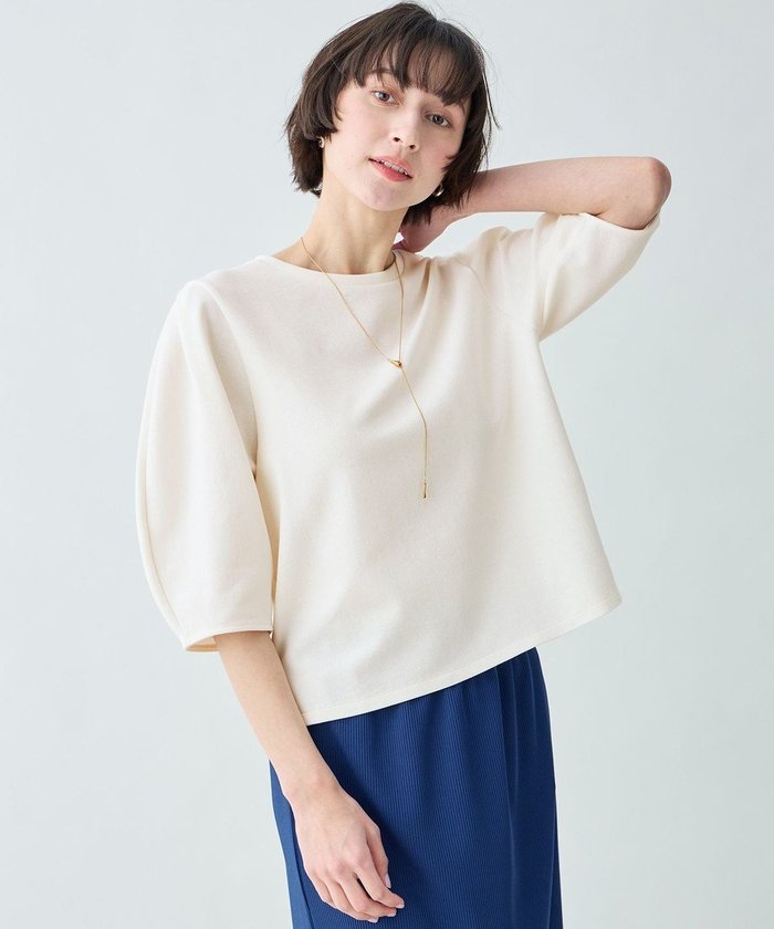 【エニー/ANY】のダンボールコクーンスリーブプルオーバー インテリア・キッズ・メンズ・レディースファッション・服の通販 founy(ファニー) https://founy.com/ ファッション Fashion レディースファッション Fashion for Women トップス・カットソー Cut & Sew Tops シャツ・ブラウス・オフィスカジュアル Elegant Blouses & Button-Ups ロングTシャツ・Tシャツ Longline T-Shirts & Tees カジュアルプルオーバー・ニットトップス Pullovers & Knit Tops / Casual Pullovers カットソー・ベーシックTシャツ Cut-and-Sewn Tops / Stretch Tees & Basics 春 Spring カットソー Cut and Sewn Top 吸水 Absorbent, Quick-Dry シンプル Simple, Minimal モダン Modern, Contemporary S/S・春夏 SS, Spring/Summer, Warm Season おすすめ Recommended / Our Picks 夏 Summer |ID: prp329100004864473 ipo3291000000036203502