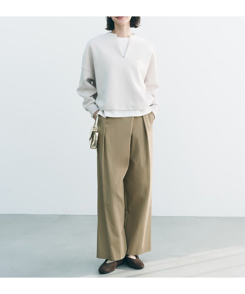 【アンフィーロ 自由区/UNFILO】のアシンメトリー ラップパンツ インテリア・キッズ・メンズ・レディースファッション・服の通販 founy(ファニー) 　ファッション　Fashion　レディースファッション　Fashion for Women　パンツ　Pants & Trousers　アシンメトリー　Asymmetrical Style　春　Spring　コンパクト　Compact, Small Size　シャンブレー　Chambray, Denim-Like Fabric　ツイル　Twist, Twisted Detail　トレンド　Trend, Trending Now　バランス　Balance, Style Balance　フェミニン　Feminine, Girly　ラップ　Wrap, Wrap Design　レース　Lace, Lace Fabric　ワイド　Wide, Wide Fit　S/S・春夏　SS, Spring/Summer, Warm Season　再入荷　Restock / Back in Stock　おすすめ　Recommended / Our Picks　夏　Summer　新作・新入荷　New Arrivals / New In　ベージュ|ID: prp329100004864474 ipo3291000000036203531