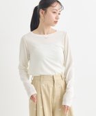【アースミュージックアンドエコロジー/earth music&ecology】の微シアーメロープルオーバー 人気、トレンドファッション・服の通販 founy(ファニー) ファッション Fashion レディースファッション Fashion for Women トップス・カットソー Cut & Sew Tops シャツ・ブラウス・オフィスカジュアル Elegant Blouses & Button-Ups ロングTシャツ・Tシャツ Longline T-Shirts & Tees カジュアルプルオーバー・ニットトップス Pullovers & Knit Tops / Casual Pullovers カットソー・ベーシックTシャツ Cut-and-Sewn Tops / Stretch Tees & Basics インナー Innerwear 春 Spring カットソー Cut and Sewn Top サロペット Overalls, Salopette シアー Sheer, See-Through シンプル Simple, Minimal デニム Denim, Jeans Material ポケット Pocket, Pocket Detail S/S・春夏 SS, Spring/Summer, Warm Season 夏 Summer thumbnail Off White|ID: prp329100004864478 ipo3291000000036203573
