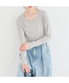 【アースミュージックアンドエコロジー/earth music&ecology】の微シアーメロープルオーバー 人気、トレンドファッション・服の通販 founy(ファニー) ファッション Fashion レディースファッション Fashion for Women トップス・カットソー Cut & Sew Tops シャツ・ブラウス・オフィスカジュアル Elegant Blouses & Button-Ups ロングTシャツ・Tシャツ Longline T-Shirts & Tees カジュアルプルオーバー・ニットトップス Pullovers & Knit Tops / Casual Pullovers カットソー・ベーシックTシャツ Cut-and-Sewn Tops / Stretch Tees & Basics インナー Innerwear 春 Spring カットソー Cut and Sewn Top サロペット Overalls, Salopette シアー Sheer, See-Through シンプル Simple, Minimal デニム Denim, Jeans Material ポケット Pocket, Pocket Detail S/S・春夏 SS, Spring/Summer, Warm Season 夏 Summer thumbnail Gray|ID: prp329100004864478 ipo3291000000036203575