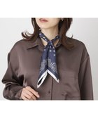 【ムーンバット/MOONBAT】の【シルク100%】MACKINTOSH PHILOSOPHY(マッキントッシュ フィロソフィー)幾何柄 シルクプリントスカーフ 日本製 68cm×68cm UV対策 人気、トレンドファッション・服の通販 founy(ファニー) ファッション Fashion レディースファッション Fashion for Women クラシック Classic, Timeless Style コレクション Collection, Seasonal Line シルク Silk, 100% Silk スカーフ Scarf, Neckwear バンダナ Bandana, Head Scarf メンズ Men's, Menswear モダン Modern, Contemporary 日本製 Made In Japan エレガント 上品 Elegant thumbnail ネイビーブルー|ID: prp329100004864487 ipo3291000000036203709