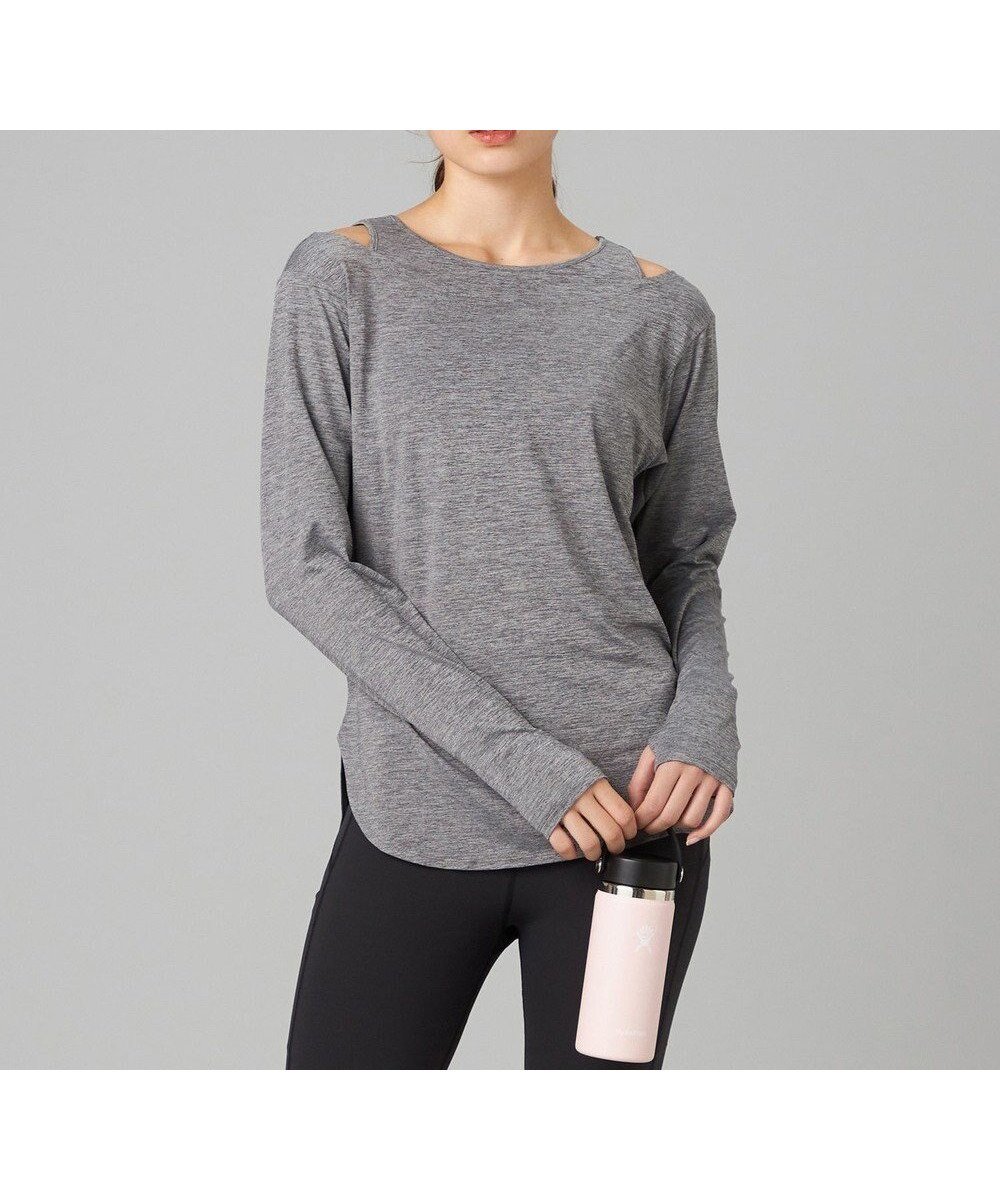 【チャコット/Chacott】のChacott BALANCE ドライストレッチリフレクター長袖Tシャツ インテリア・キッズ・メンズ・レディースファッション・服の通販 founy(ファニー) ファッション Fashion レディースファッション Fashion for Women トップス・カットソー Cut & Sew Tops シャツ・ブラウス・オフィスカジュアル Elegant Blouses & Button-Ups ロングTシャツ・Tシャツ Longline T-Shirts & Tees アウトドア Outdoor Clothing 吸水 Absorbent, Quick-Dry 軽量 Lightweight, Ultra Light スタイリッシュ Stylish, Fashionable ストレッチ Stretch, Stretchy Fabric なめらか Smooth, Silky Texture 長袖 Long Sleeve, Full Sleeve フィット Fit, Slim Fit ランニング Running, Running Wear, Activewear, Jogging グレー杢|ID: prp329100004864575 ipo3291000000036204200