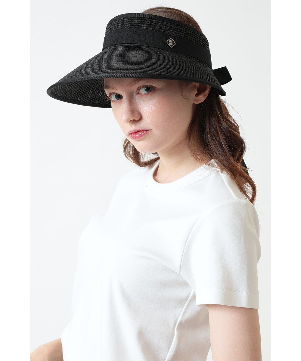 【ダックス/DAKS】のDAKS GOLF バックリボン 天然草ワイドバイザー 人気、トレンドファッション・服の通販 founy(ファニー) 　ファッション　Fashion　レディースファッション　Fashion for Women　キャップ&ハット　Hats & Caps　ゴルフ　Golf　おすすめ　Recommended / Our Picks　アウトドア　Outdoor Clothing　ラフィア　Raffia, Natural Straw　リボン　Ribbon, Bow　ワイド　Wide, Wide Fit　夏　Summer　帽子　Hat, Headwear　春　Spring　S/S・春夏　SS, Spring/Summer, Warm Season　A/W・秋冬　Autumn/Winter　 other-1|ID: prp329100004864608 ipo3291000000036204993