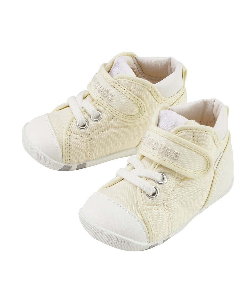 【ミキハウスホットビスケッツ/MIKI HOUSE HOT BISCUITS / KIDS】の【ミキハウス】【11.5-13.5cm】 ファーストベビーシューズ インテリア・キッズ・メンズ・レディースファッション・服の通販 founy(ファニー) 　ファッション　Fashion　キッズファッション　Fashion for Kids　春　Spring　抗菌　Antibacterial, Bacteria-Resistant　シューズ　Shoes, Footwear　スニーカー　Sneakers, Trainers　定番　Standard, Basic Item　S/S・春夏　SS, Spring/Summer, Warm Season　おすすめ　Recommended / Our Picks　日本製　Made In Japan　夏　Summer　アイボリー|ID: prp329100004866116 ipo3291000000036223114