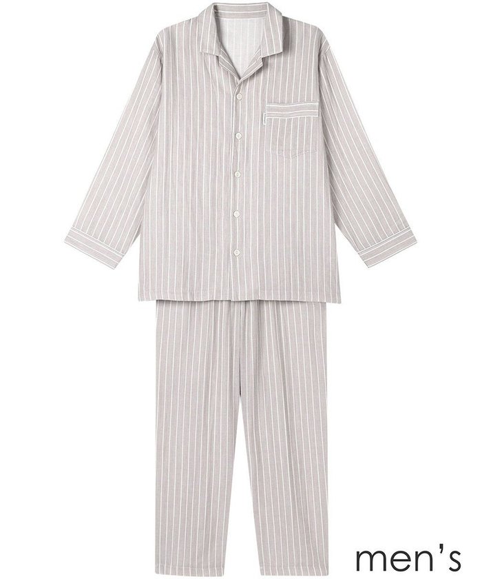【ワコール 睡眠科学/wacoal suimin / MEN】のメンズ パジャマ 長袖 長ズボン 綿100%(本体) 二重ガーゼ 通気性 上下セット 前開き レディースパジャマあり(YDX570) YGX571 睡眠科学/ワコール インテリア・キッズ・メンズ・レディースファッション・服の通販 founy(ファニー) https://founy.com/ ファッション Fashion メンズファッション Fashion for Men パジャマ Pajamas, Sleepwear ボトム Bottoms, Lower Wear メンズ Men's, Menswear 長袖 Long Sleeve, Full Sleeve |ID: prp329100004866117 ipo3291000000036223127