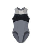 【チャコット/Chacott / KIDS】のハイネックレオタード 人気、トレンドファッション・服の通販 founy(ファニー) ファッション Fashion キッズファッション Fashion for Kids おすすめ Recommended / Our Picks カッティング Cutting Detail クール Cool, Chic ストレッチ Stretch, Stretchy Fabric デコルテ Décolleté, Neckline ハイネック High Neck, Mock Neck ベロア Velour, Soft Velvet thumbnail アッシュグレー|ID: prp329100004866119 ipo3291000000036223193