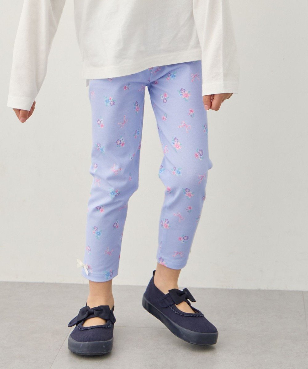 【エニィ/ANY / KIDS】の総柄フルレングス レギンス インテリア・キッズ・メンズ・レディースファッション・服の通販 founy(ファニー) 　ファッション　Fashion　キッズファッション　Fashion for Kids　おすすめ　Recommended / Our Picks　フィット　Fit, Slim Fit　ポケット　Pocket, Pocket Detail　レギンス　Leggings, Stretch Pants　花柄|ID: prp329100004866120 ipo3291000000036223230