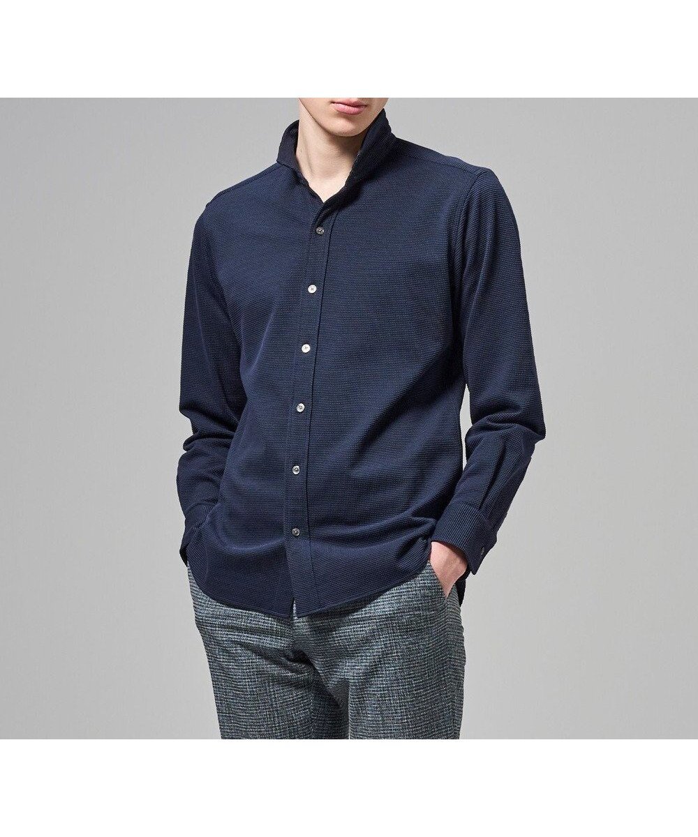 【ジョゼフ オム/JOSEPH HOMME / MEN】の【新素材】グリットタックジャージー ウィングカラーシャツ 人気、トレンドファッション・服の通販 founy(ファニー) ファッション Fashion メンズファッション Fashion for Men トップス・カットソー Cut & Sew Tops メンズシャツ Shirts 春 Spring シェイプ Shape, Slim Fit シンプル Simple, Minimal ジャケット Jacket, Outerwear セットアップ Set-Up, Coordinated Outfit 長袖 Long Sleeve, Full Sleeve S/S・春夏 SS, Spring/Summer, Warm Season 夏 Summer other-1|ID: prp329100004866126 ipo3291000000036223333