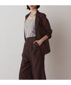 【グレース コンチネンタル/GRACE CONTINENTAL】のブライトシアージャケット 人気、トレンドファッション・服の通販 founy(ファニー) ファッション Fashion レディースファッション Fashion for Women アウター Coat / Outerwear Collection レディースジャケット・軽アウター Jackets テーラードジャケット / 通勤・きれいめスタイル Tailored Jackets & Blazers シアー Sheer, See-Through ジャケット Jacket, Outerwear トレンド Trend, Trending Now リラックス Relax, Relaxed Fit ワッシャー Washer, Crinkled Finish 夏 Summer 春 Spring S/S・春夏 SS, Spring/Summer, Warm Season thumbnail ブラウン|ID: prp329100004866138 ipo3291000000036223564