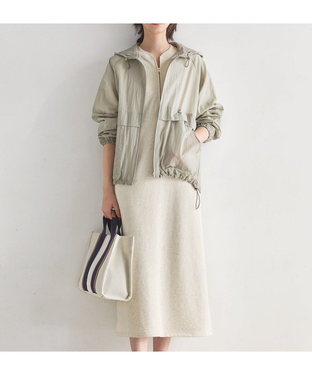 【23区/NIJYUSANKU】の【SLOW/一部店舗限定】ハイゲージテリー ハーフジップ ワンピース インテリア・キッズ・メンズ・レディースファッション・服の通販 founy(ファニー) 　ファッション　Fashion　レディースファッション　Fashion for Women　ワンピース　Dresses　インナー　Innerwear　春　Spring　コンパクト　Compact, Small Size　ジップ　Zip, Zipper　タンク　Tank Top, Sleeveless Top　タートルネック　Turtleneck, High Neck　ドローストリング　Drawstring, Pull Cord　パーカー　Hoodie, Parka　フロント　Front, Front Design　リラックス　Relax, Relaxed Fit　ループ　Loop, Loop Knit　S/S・春夏　SS, Spring/Summer, Warm Season　夏　Summer　2026年　2026　アイボリー系|ID: prp329100004866139 ipo3291000000036223597