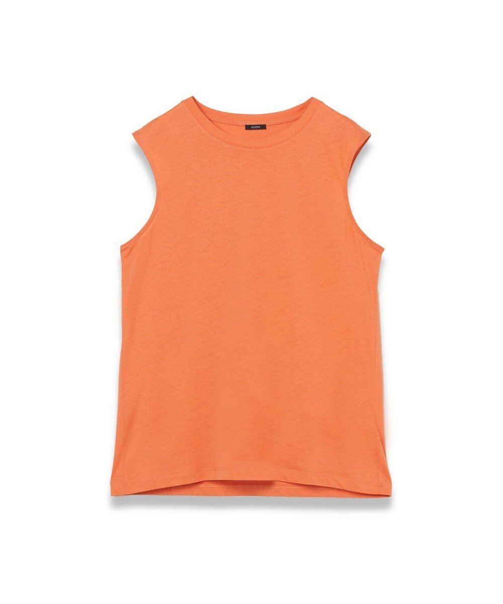 【ジョゼフ/JOSEPH】の【洗える】コットンシルク ジャージータンクトップ インテリア・キッズ・メンズ・レディースファッション・服の通販 founy(ファニー) 　ファッション　Fashion　レディースファッション　Fashion for Women　トップス・カットソー　Cut & Sew Tops　オーガニック　Organic Cotton　シルク　Silk, 100% Silk　タンク　Tank Top, Sleeveless Top　フィット　Fit, Slim Fit　ラウンド　Round, Round Neck　レギュラー　Regular, Standard Fit　夏　Summer　春　Spring　S/S・春夏　SS, Spring/Summer, Warm Season　洗える　Machine Washable　Sun down|ID: prp329100004866143 ipo3291000000036223641