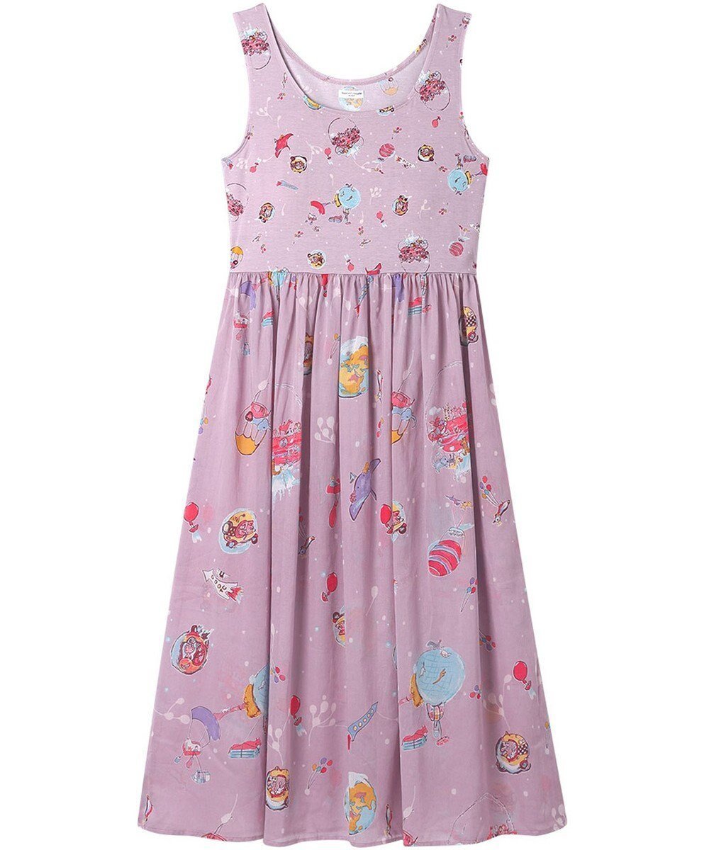 【ツモリチサト スリープ/tsumori chisato SLEEP】のツモリチサト ワンピース ルームウエア ノースリーブ 綿混(本体) パッド付 レディース UNT142 /ワコール インテリア・キッズ・メンズ・レディースファッション・服の通販 founy(ファニー) 　ファッション　Fashion　レディースファッション　Fashion for Women　ワンピース　Dresses　おすすめ　Recommended / Our Picks　ノースリーブ　Sleeveless, No-Sleeve　パジャマ　Pajamas, Sleepwear　ピンク|ID: prp329100004866147 ipo3291000000036223709