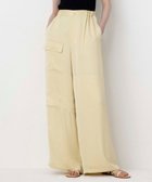 【ネイヴ/NAVE】の【Nave・洗える/ウエストゴム】ヴィンテージサテン ワイドパンツ 人気、トレンドファッション・服の通販 founy(ファニー) ファッション Fashion レディースファッション Fashion for Women パンツ Pants & Trousers カーゴパンツ Cargo Pants, Utility Pants サテン Satin, Glossy Fabric ポケット Pocket, Pocket Detail リラックス Relax, Relaxed Fit ワイド Wide, Wide Fit ヴィンテージ Vintage Style エレガント 上品 Elegant 夏 Summer 春 Spring S/S・春夏 SS, Spring/Summer, Warm Season 洗える Machine Washable thumbnail ライトイエロー系|ID: prp329100004866154 ipo3291000000036223861