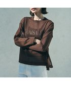 【アンフィーロ 自由区/UNFILO】のシアーフォルムニット クルーネック 人気、トレンドファッション・服の通販 founy(ファニー) ファッション Fashion レディースファッション Fashion for Women トップス・カットソー Cut & Sew Tops ニット Knit Tops & Sweaters ウォッシャブル Machine Washable シアー Sheer, See-Through スリット Slit, Slit Detail セーター Sweater, Knitwear ヘムライン Hemline, Bottom Cut リラックス Relax, Relaxed Fit 夏 Summer 抗菌 Antibacterial, Bacteria-Resistant 春 Spring S/S・春夏 SS, Spring/Summer, Warm Season thumbnail ブラウンロゴ|ID: prp329100004866155 ipo3291000000036223877