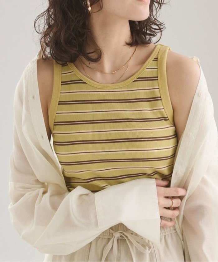 【ウィゴー/WEGO】の【ANGIE VINTAGE】カップ付きマルチボーダータンク インテリア・キッズ・メンズ・レディースファッション・服の通販 founy(ファニー) https://founy.com/ ファッション Fashion レディースファッション Fashion for Women トップス・カットソー Cut & Sew Tops インナー Innerwear 春 Spring カーディガン Cardigan, Knitwear キャミワンピース Cami Dress, Slip Dress シアー Sheer, See-Through スマホ Smartphone, Mobile Device タンク Tank Top, Sleeveless Top デニム Denim, Jeans Material トレンド Trend, Trending Now フィット Fit, Slim Fit ベーシック Basic, Essential ボーダー Border, Stripe ポケット Pocket, Pocket Detail 羽織 Haori, Light Jacket ミックス Mix, Mixed Style リラックス Relax, Relaxed Fit レース Lace, Lace Fabric ロング Long, Long-Length S/S・春夏 SS, Spring/Summer, Warm Season 夏 Summer 2025年 2025 2025春夏・S/S Spring/Summer 2025 SS25 |ID: prp329100004866167 ipo3291000000036224135