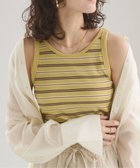 【ウィゴー/WEGO】の【ANGIE VINTAGE】カップ付きマルチボーダータンク 人気、トレンドファッション・服の通販 founy(ファニー) ファッション Fashion レディースファッション Fashion for Women トップス・カットソー Cut & Sew Tops インナー Innerwear 春 Spring カーディガン Cardigan, Knitwear キャミワンピース Cami Dress, Slip Dress シアー Sheer, See-Through スマホ Smartphone, Mobile Device タンク Tank Top, Sleeveless Top デニム Denim, Jeans Material トレンド Trend, Trending Now フィット Fit, Slim Fit ベーシック Basic, Essential ボーダー Border, Stripe ポケット Pocket, Pocket Detail 羽織 Haori, Light Jacket ミックス Mix, Mixed Style リラックス Relax, Relaxed Fit レース Lace, Lace Fabric ロング Long, Long-Length S/S・春夏 SS, Spring/Summer, Warm Season 夏 Summer 2025年 2025 2025春夏・S/S Spring/Summer 2025 SS25 thumbnail グリーンボーダー|ID: prp329100004866167 ipo3291000000036224137