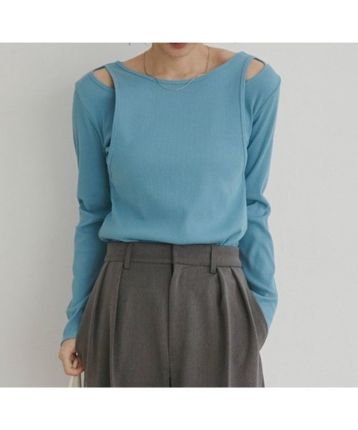 【ウィゴー/WEGO】の【ANGIE VINTAGE】レイヤードカットトップス インテリア・キッズ・メンズ・レディースファッション・服の通販 founy(ファニー) https://founy.com/ ファッション Fashion レディースファッション Fashion for Women トップス・カットソー Cut & Sew Tops シャツ・ブラウス・オフィスカジュアル Elegant Blouses & Button-Ups ロングTシャツ・Tシャツ Longline T-Shirts & Tees カットソー・ベーシックTシャツ Cut-and-Sewn Tops / Stretch Tees & Basics 春 Spring カットソー Cut and Sewn Top キャミワンピース Cami Dress, Slip Dress コンパクト Compact, Small Size スマホ Smartphone, Mobile Device スラックス Slacks, Dress Pants デニム Denim, Jeans Material トレンド Trend, Trending Now ベーシック Basic, Essential ボトム Bottoms, Lower Wear ポケット Pocket, Pocket Detail ミックス Mix, Mixed Style 冬 Winter / This Winter S/S・春夏 SS, Spring/Summer, Warm Season おすすめ Recommended / Our Picks 夏 Summer 2025年 2025 2025春夏・S/S Spring/Summer 2025 SS25 |ID: prp329100004866168 ipo3291000000036224143