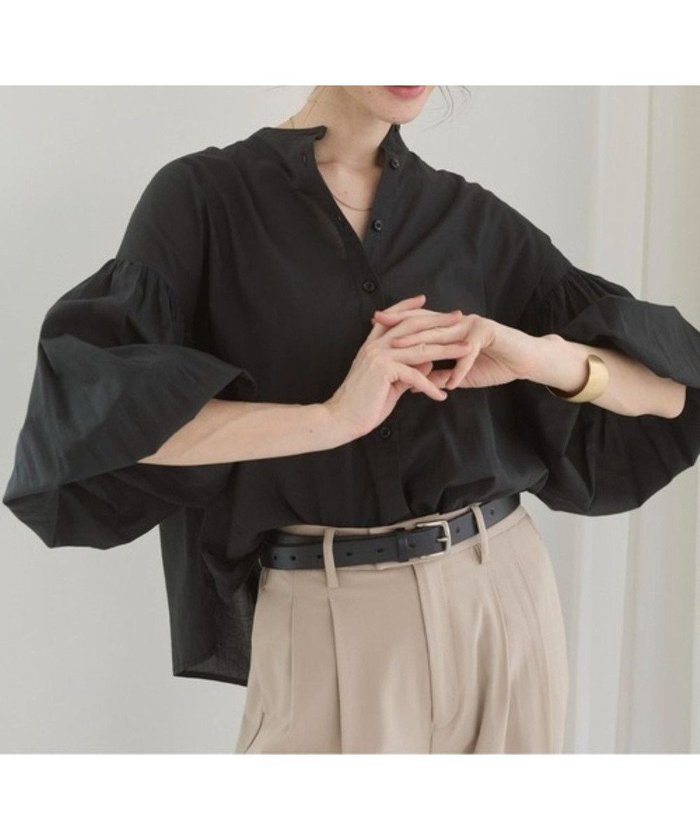 【ウィゴー/WEGO】の【ANGIE VINTAGE】ボリューム袖ショートブラウス インテリア・キッズ・メンズ・レディースファッション・服の通販 founy(ファニー) https://founy.com/ ファッション Fashion レディースファッション Fashion for Women トップス・カットソー Cut & Sew Tops シャツ・ブラウス・オフィスカジュアル Elegant Blouses & Button-Ups インナー Innerwear 春 Spring キャミワンピース Cami Dress, Slip Dress クラシカル Classical, Vintage-Inspired コンパクト Compact, Small Size サロペット Overalls, Salopette シアー Sheer, See-Through ショート Short, Short Length ストライプ Stripe, Striped Pattern スマホ Smartphone, Mobile Device スリーブ Sleeve, Long Sleeve / Short Sleeve チェック Check, Plaid, Tartan デニム Denim, Jeans Material トレンド Trend, Trending Now バランス Balance, Style Balance バルーン Balloon, Balloon Silhouette フロント Front, Front Design ベスト Vest, Waistcoat ベーシック Basic, Essential ポケット Pocket, Pocket Detail 半袖 Short Sleeve, Half Sleeve ミックス Mix, Mixed Style 無地 Plain, Solid Color レギュラー Regular, Standard Fit 2022年 2022 S/S・春夏 SS, Spring/Summer, Warm Season |ID: prp329100004866169 ipo3291000000036224151