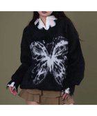 【ウィゴー/WEGO】のバタフライダメージニット 人気、トレンドファッション・服の通販 founy(ファニー) ファッション Fashion レディースファッション Fashion for Women トップス・カットソー Cut & Sew Tops ニット Knit Tops & Sweaters 春 Spring 秋 Autumn ガーリー Girly, Feminine Style スマホ Smartphone, Mobile Device セーター Sweater, Knitwear ダメージ Distressed, Destroyed デコルテ Décolleté, Neckline トレンド Trend, Trending Now バタフライ Butterfly, Butterfly Motif ミニスカート Mini Skirt, Short Skirt モチーフ Motif, Design Theme ルーズ Loose, Oversized 冬 Winter / This Winter A/W・秋冬 Autumn/Winter 夏 Summer thumbnail ブラック|ID: prp329100004866170 ipo3291000000036224163