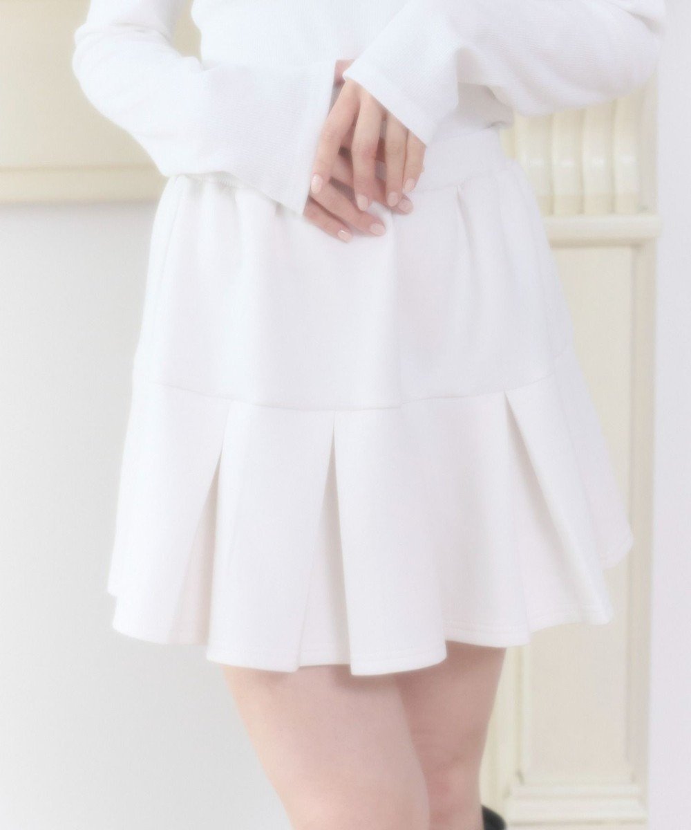 【ウィゴー/WEGO】のダンボールプリーツスカパン インテリア・キッズ・メンズ・レディースファッション・服の通販 founy(ファニー) 　ファッション　Fashion　レディースファッション　Fashion for Women　スカート　Skirts　春　Spring　秋　Autumn　スマホ　Smartphone, Mobile Device　パーカー　Hoodie, Parka　フレア　Flare, Flared　プリーツ　Pleats, Pleated　ミニスカート　Mini Skirt, Short Skirt　リブニット　Rib Knit, Ribbed Knit　S/S・春夏　SS, Spring/Summer, Warm Season　夏　Summer　ホワイトアイボリー|ID: prp329100004866173 ipo3291000000036224201