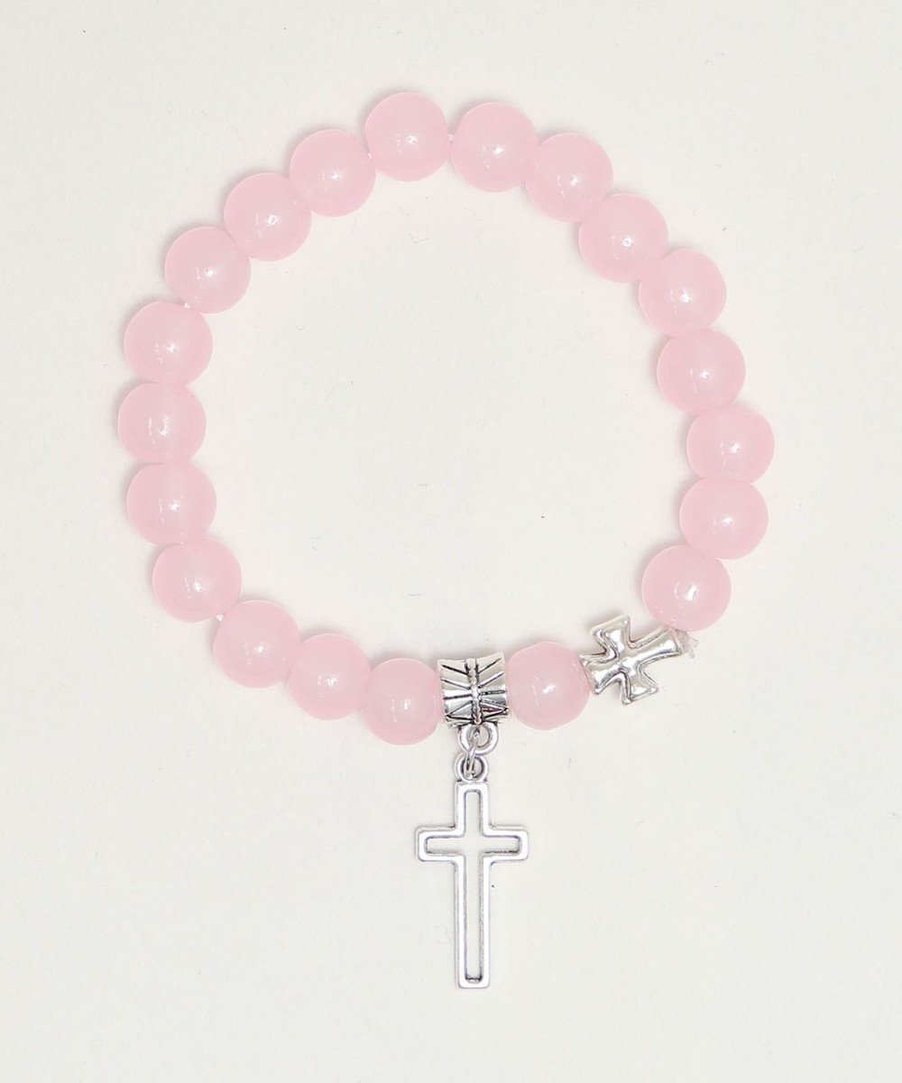 【ウィゴー/WEGO】のLクロスモチーフビーズブレス 人気、トレンドファッション・服の通販 founy(ファニー) 　ファッション　Fashion　レディースファッション　Fashion for Women　ジュエリー　Jewelry　チェーン＆カフブレスレット　Cuff & Chain Bracelets　おすすめ　Recommended / Our Picks　アクセサリー　Fashion Accessories　スマホ　Smartphone, Mobile Device　ブレスレット　Bracelet, Wristband　 other-1|ID: prp329100004866179 ipo3291000000036224269