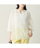 【エニー/ANY】のバルーンスリーブスキッパーブラウス 人気、トレンドファッション・服の通販 founy(ファニー) ファッション Fashion レディースファッション Fashion for Women トップス・カットソー Cut & Sew Tops シャツ・ブラウス・オフィスカジュアル Elegant Blouses & Button-Ups インナー Innerwear キャミソール Camisole, Spaghetti Strap Top シアー Sheer, See-Through スキッパー Skipper, Open Collar ストレート Straight, Straight Cut スリット Slit, Slit Detail ワッシャー Washer, Crinkled Finish 夏 Summer 春 Spring S/S・春夏 SS, Spring/Summer, Warm Season thumbnail エクリュ|ID: prp329100004866196 ipo3291000000036224476