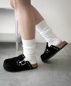 【ウィゴー/WEGO】のスタッズデザインサボ 人気、トレンドファッション・服の通販 founy(ファニー) ファッション Fashion レディースファッション Fashion for Women シューズ Shoes, Footwear スニーカー Sneakers, Trainers スマホ Smartphone, Mobile Device デニム Denim, Jeans Material バランス Balance, Style Balance ボトム Bottoms, Lower Wear ロング Long, Long-Length thumbnail ブラック|ID: prp329100004866197 ipo3291000000036224493