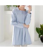 【ティアクラッセ/Tiaclasse】のフロントタックシャツチュニック 人気、トレンドファッション・服の通販 founy(ファニー) ファッション Fashion レディースファッション Fashion for Women トップス・カットソー Cut & Sew Tops シャツ・ブラウス・オフィスカジュアル Elegant Blouses & Button-Ups ウォッシャブル Machine Washable 春 Spring 洗える Machine Washable 秋 Autumn スキッパー Skipper, Open Collar チュニック Tunic, Long Top 長袖 Long Sleeve, Full Sleeve バランス Balance, Style Balance ポケット Pocket, Pocket Detail メランジ Melange, Mixed Yarn ロング Long, Long-Length S/S・春夏 SS, Spring/Summer, Warm Season 夏 Summer エレガント 上品 Elegant ビジネス 仕事 通勤 Business / Work / Commuting thumbnail サックス|ID: prp329100004866198 ipo3291000000036224500